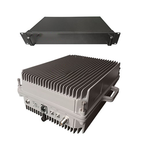  紫金TETRA800数字警用集群数字光纤直放站远近端机